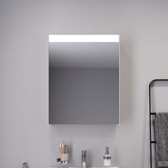 Duravit Spiegelschrank mit Beleuchtung und 1 Tür Better-Version -  LM7830L00000