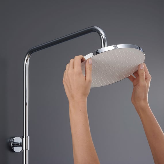 Duravit Shower Systems Duschsystem, Thermostat chrom/weiß 