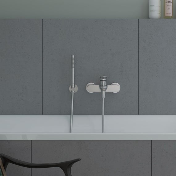 Duravit Universal Handbrause, 1 Strahlart edelstahl gebürstet 