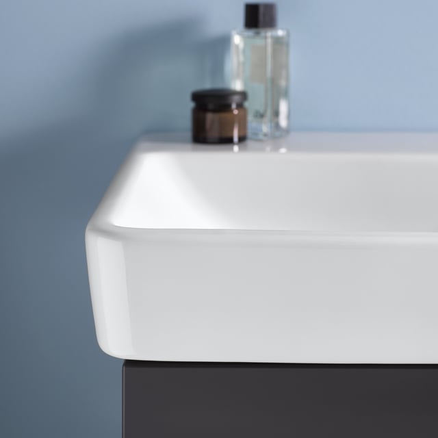 Duravit 07065000082 Wall-Mounted Medium White Bathroom Basin – With Overflow & Tap Platform