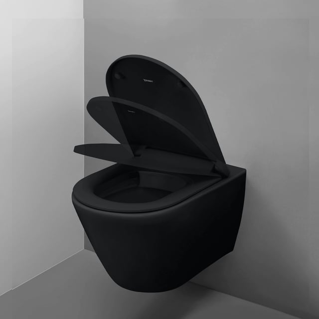 Tür-/Wandtattoo WC Lounge – Schwarzes Design, Selbstklebend & Abziehbar!