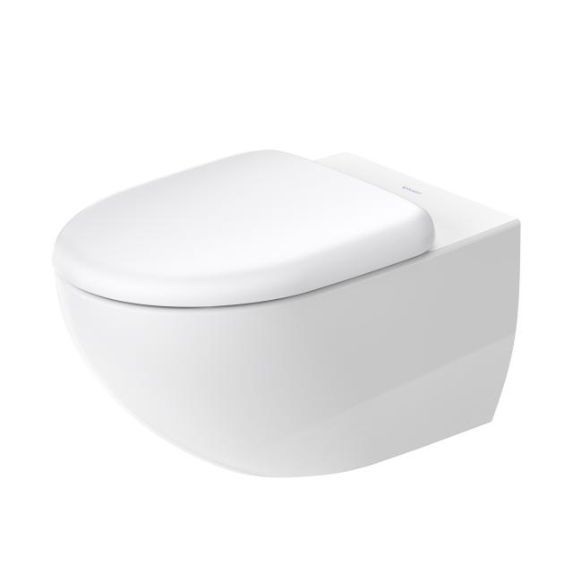 Duravit Architec Wand-Tiefspül-WC Set, rimless, mit WC-Sitz weiß