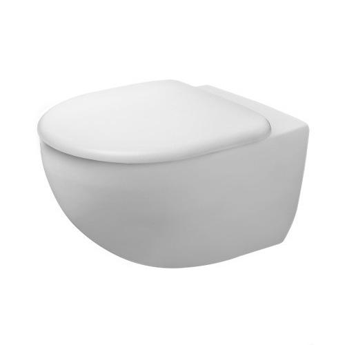 Duravit Architec Wand-Tiefspül-WC Set, rimless, mit WC-Sitz weiß