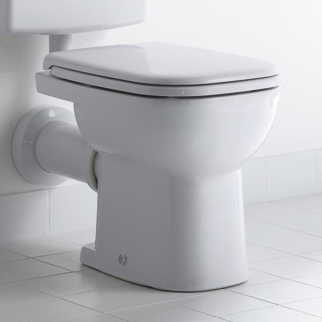 Duravit D-Code Stand-Flachspül-WC weiß, mit HygieneGlaze