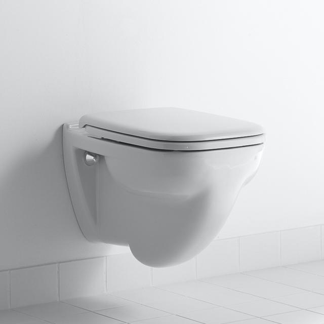 Duravit D-Code Wand-Flachspül-WC weiß, mit HygieneGlaze