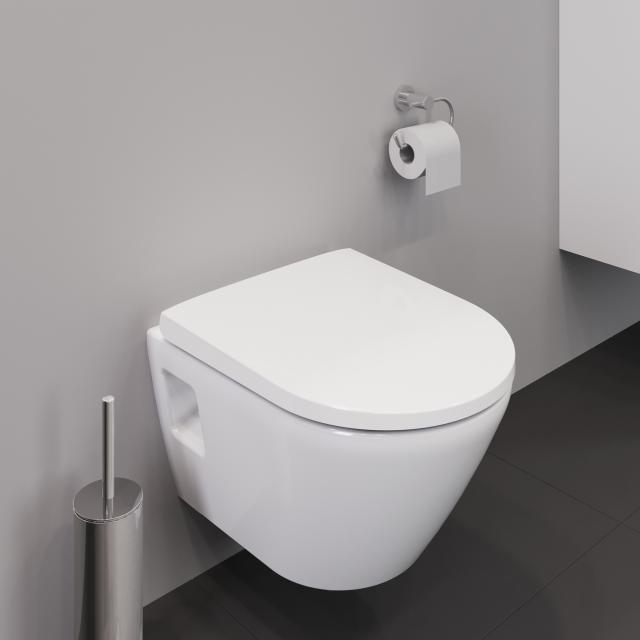 Duravit D-Neo Wand-Tiefspül-WC Compact, rimless weiß, mit WonderGliss