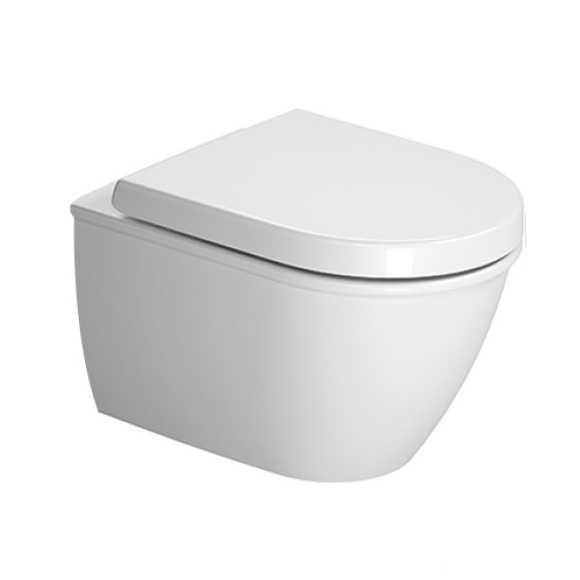 Duravit Darling New Wand-Tiefspül-WC Compact weiß, mit WonderGliss