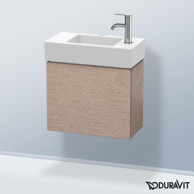 Duravit L-Cube Handwaschbeckenunterschrank mit 1 Tür Front eiche kaschmir / Korpus eiche kaschmir
