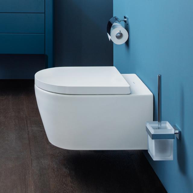 Duravit ME by Starck Wand-Tiefspül-WC ohne Spülrand, weiß matt