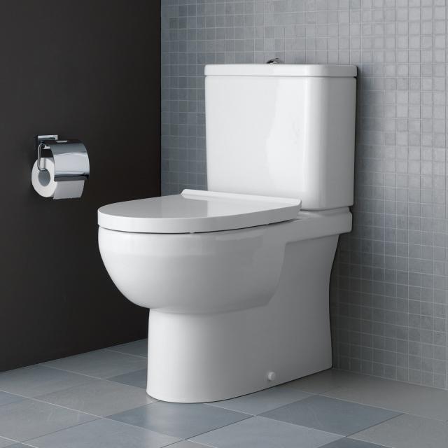 Duravit DuraStyle Basic Stand-Tiefspül-WC für Kombination, rimless weiß, mit WonderGliss