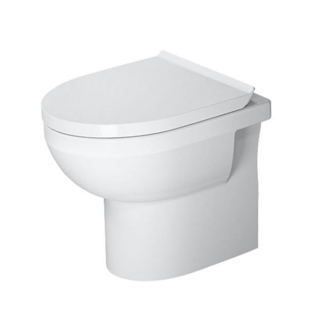 Duravit DuraStyle Basic Stand-Tiefspül-WC Set, rimless, mit WC-Sitz weiß, mit WonderGliss