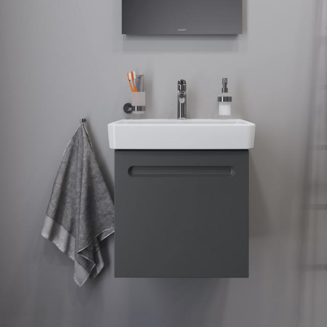Duravit No.1 Waschtischunterschrank mit 1 Auszug graphit matt