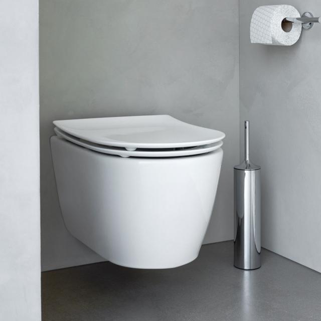 Duravit Soleil by Starck Wand-Tiefspül-WC Compact, rimless weiß, mit WonderGliss