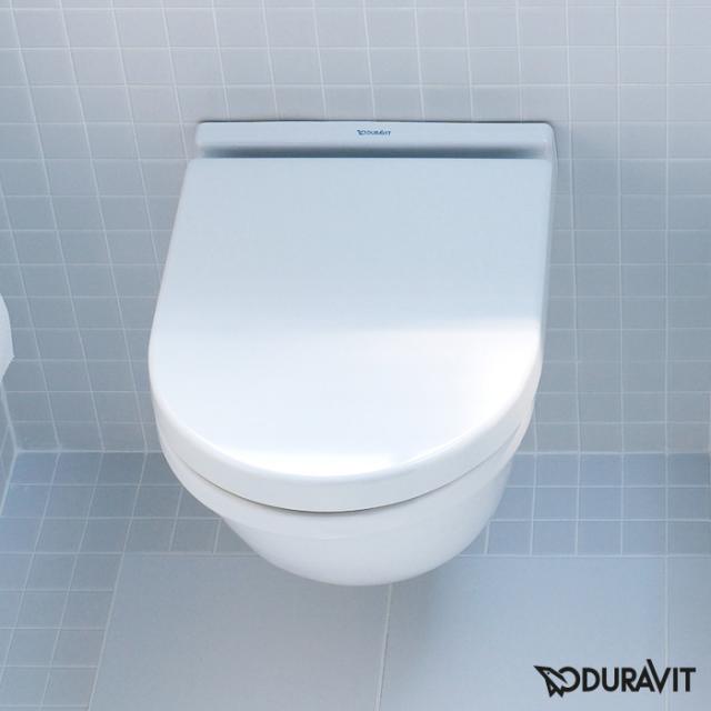 Duravit Starck 3 Wand-Tiefspül-WC Compact weiß, mit WonderGliss