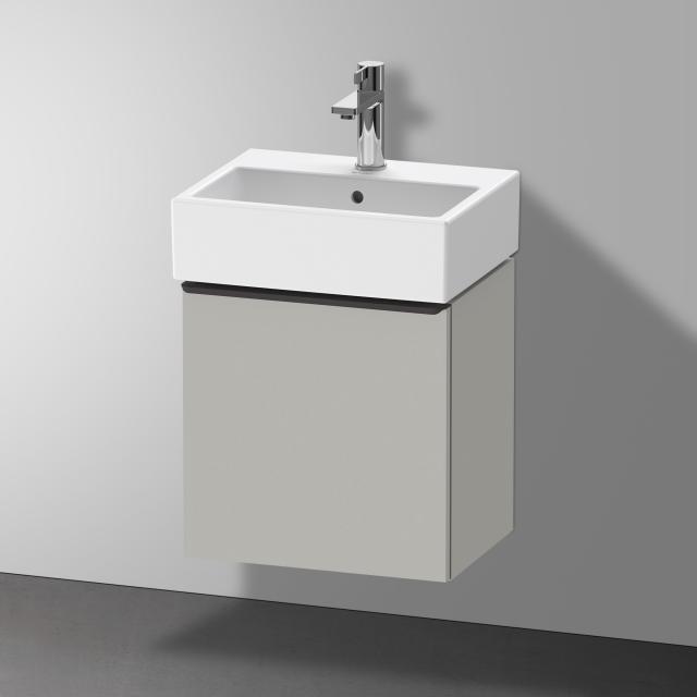 Duravit Vero Air Handwaschbecken mit D-Neo Waschtischunterschrank mit 1 Tür betongrau matt, WT weiß, mit WonderGliss, mit 1 Hahnloch