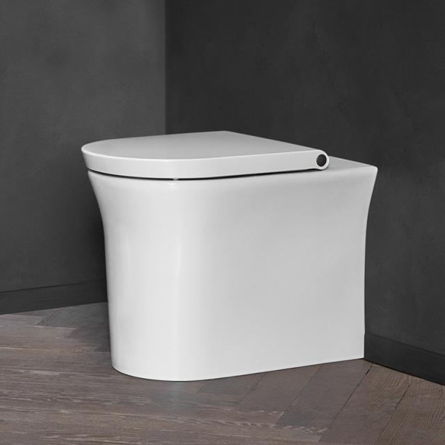 Duravit White Tulip Stand-Tiefspül-WC, rimless, back to wall weiß