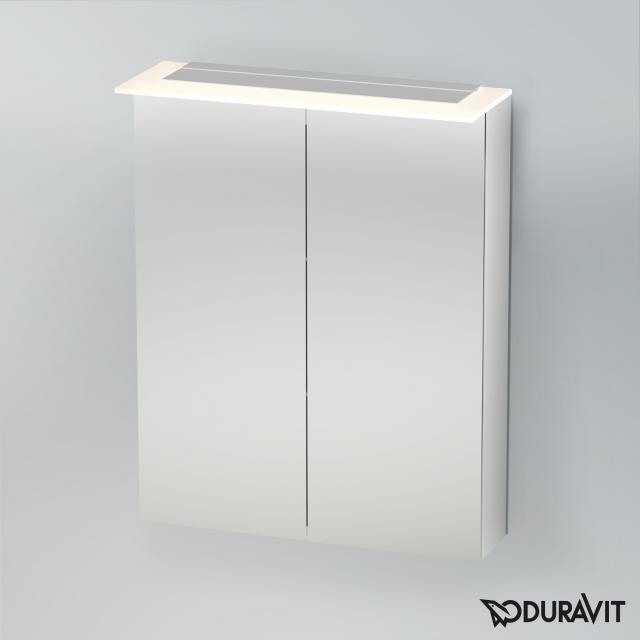 Duravit X-Large Spiegelschrank mit Beleuchtung und 2 Türen verspiegelt/weiß matt