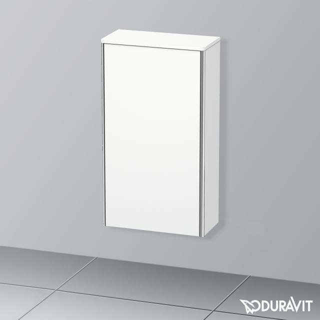 Duravit XSquare Halbhochschrank mit 1 Tür weiß matt