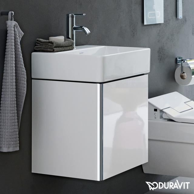 Duravit XSquare Handwaschbeckenunterschrank mit 1 Tür weiß hochglanz