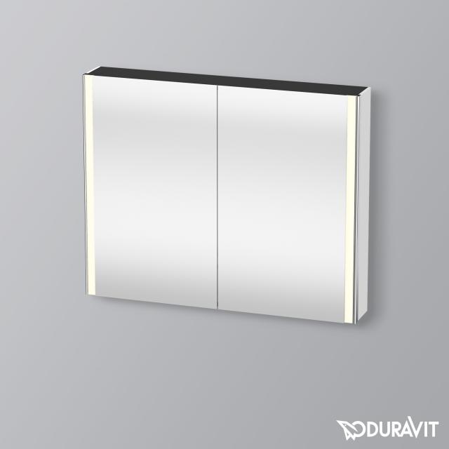 Duravit XSquare Spiegelschrank mit Beleuchtung und 2 Türen verspiegelt/weiß matt