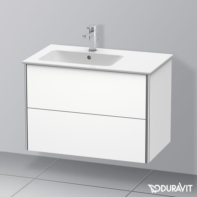 Duravit XSquare Waschtischunterschrank mit 2 Auszügen weiß matt, ohne Einrichtungssystem
