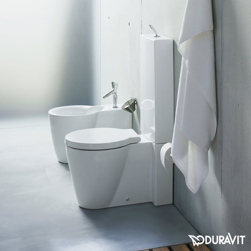 Duravit Starck 1 StandTiefspülWC für Kombination weiß WonderGliss