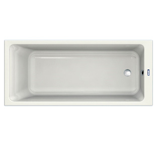 Duscholux Prime-Line Rechteck-Badewanne, Einbau weiß