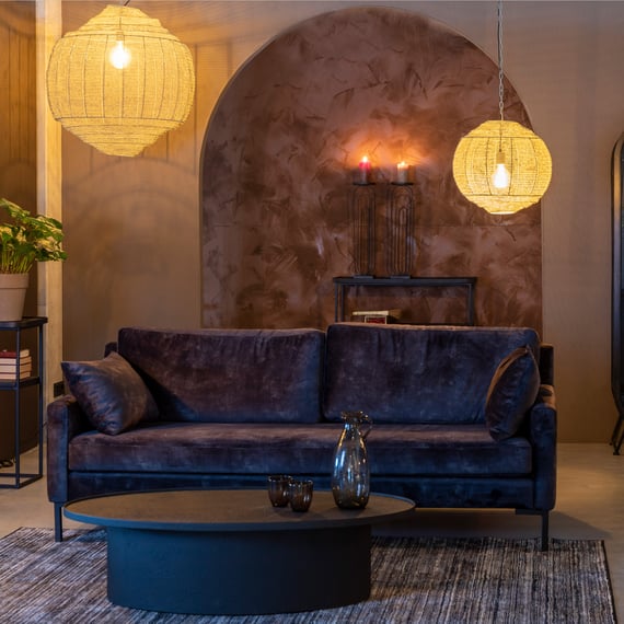 Dutchbone Meezan pendant light, E27 grey - 5300197 | REUTER