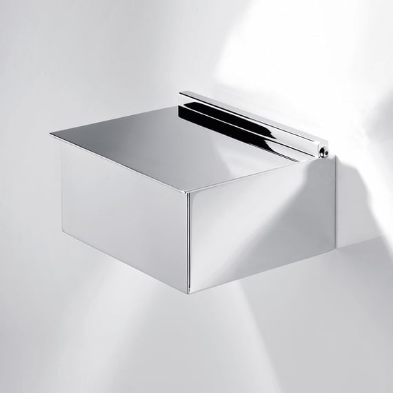 FERIDRAS Porte-lingettes Mural Unique – Chrome – 8 X 22 X 21 Cm