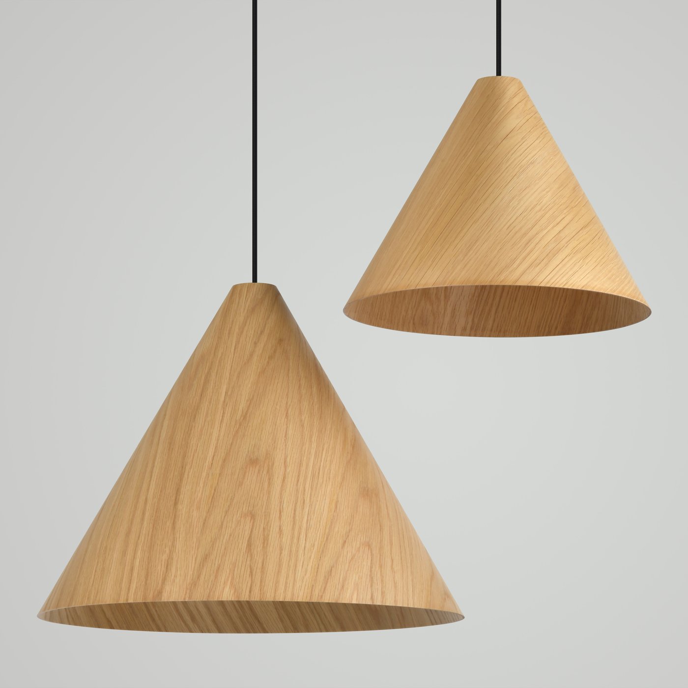 Xanta Ecolumeo XANTA pendant light, E27 dimmable, oak - BEL02601BET4D | REUTER