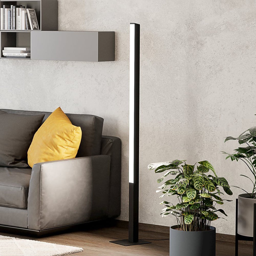 Eglo SIMOLARIS-Z floor lamp dimmable, black/white - 99605 | REUTER