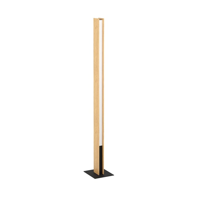 Eglo ANCHORENA-Z floor lamp dimmable, black/natural - 900392 | REUTER