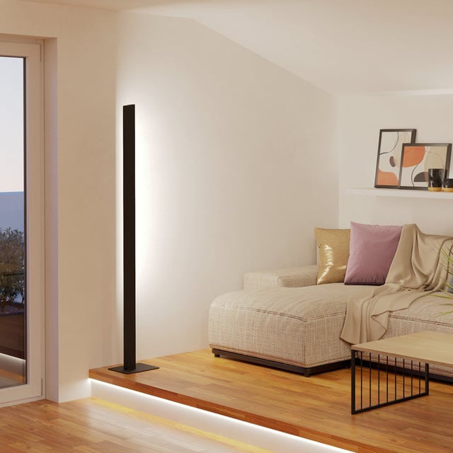 Eglo SIMOLARIS-Z floor lamp dimmable, black/white - 99605 | REUTER