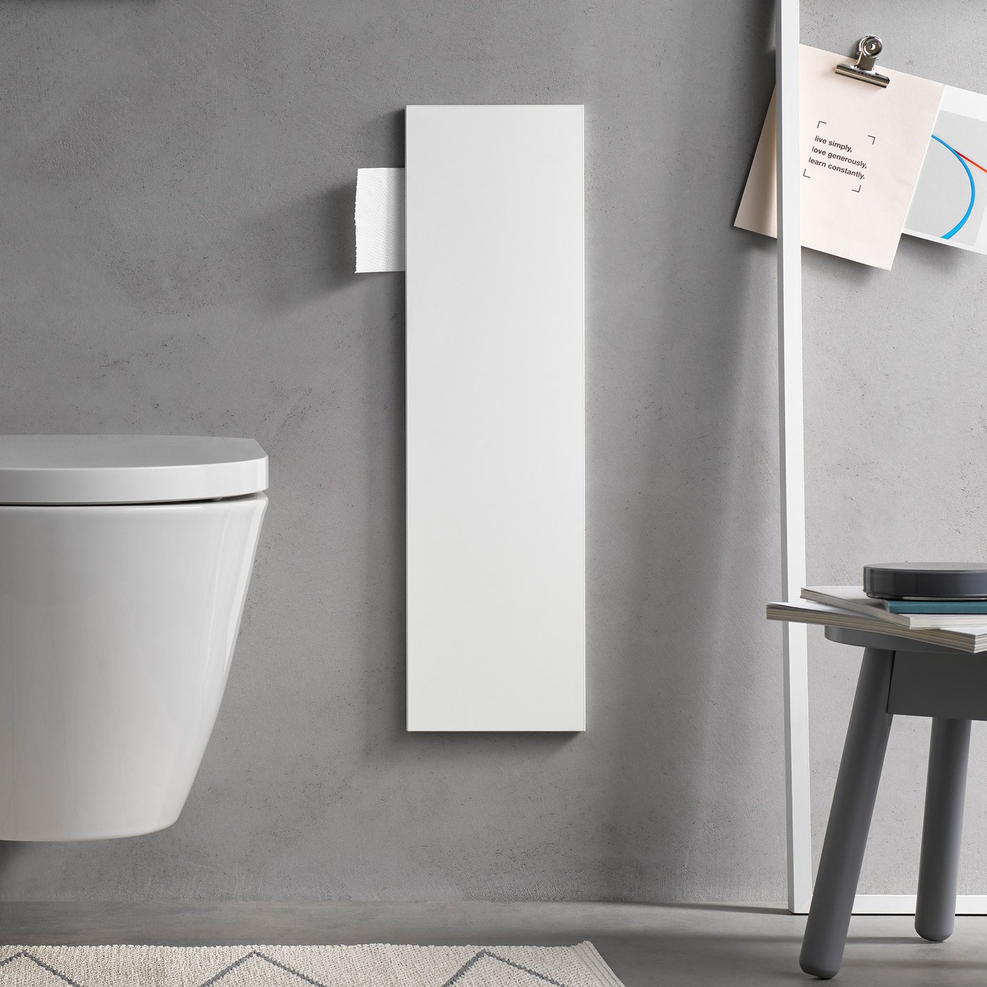 Emco Asis Module Plus, Module WC - Encastré, H:658mm,compartiment