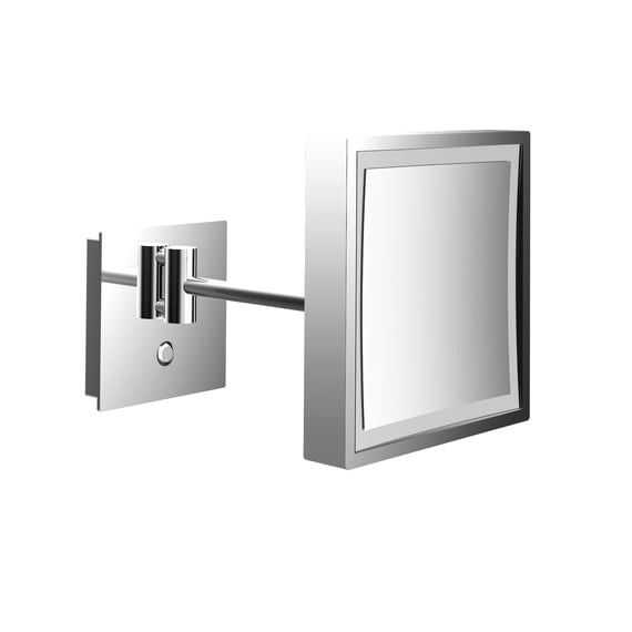 Miroir De Maquillage Avec éclairage LED Et Grossissement 30x - 3 Couleurs De Lumière, Intensité Réglable - Batterie 2000 MAh, Support Téléphone - Blanc - 3