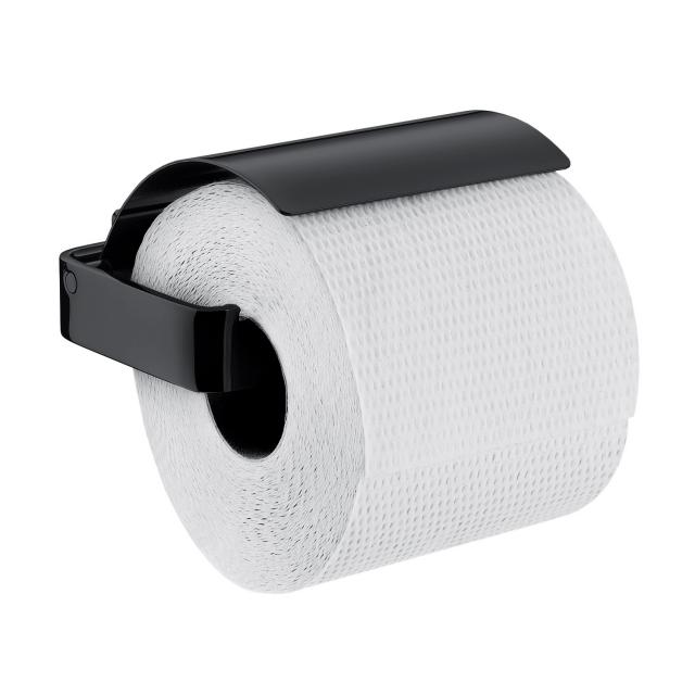 Emco Loft Papierhalter mit Deckel schwarz matt