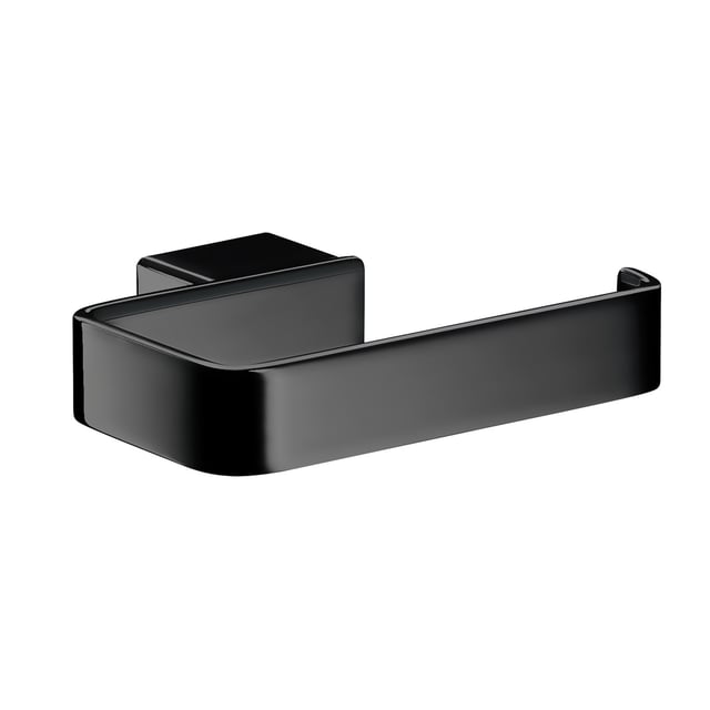 Schwarzer Bären‑Toilettenpapierhalter Aus Aluminium – Rustikales Lodge‑Design, 19,1 X 19,1 Cm
