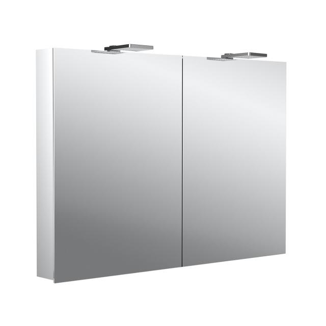 Emco Pure_Flat2 Sytle Spiegelschrank mit Beleuchtung und 2 Türen