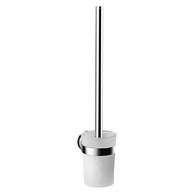 Emco Round Toilettenbürstengarnitur, Behälter Kristallglas chrom