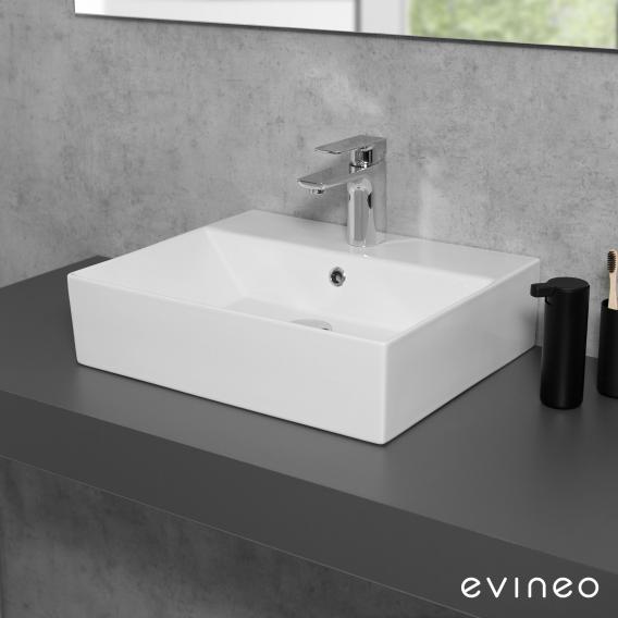 Evineo ineo3 edge Aufsatz- oder Hängewaschtisch B: 50 T: 42 cm