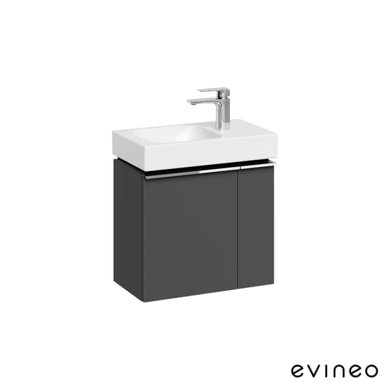 Geberit iCon Handwaschbecken, evineo ineo4 Unterschrank B: 53 cm 