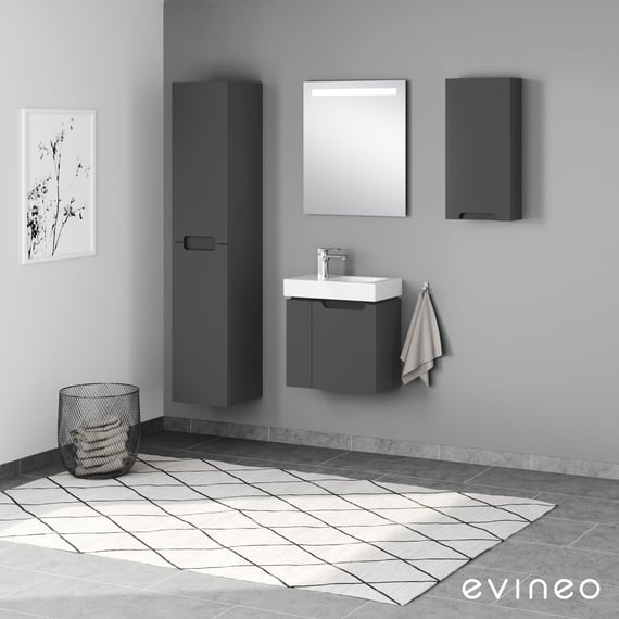 Geberit iCon Handwaschbecken, evineo ineo5 Unterschrank B: 53 cm 