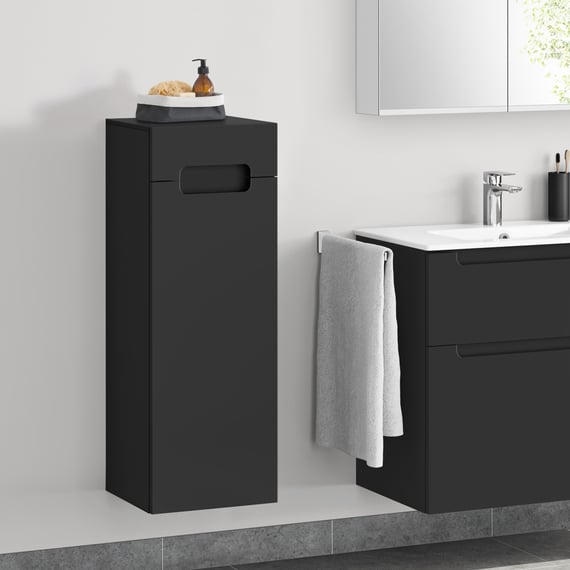 Produktbild von Standvitrine Im Landhausstil, Schrank 1 Schublade 1 Tür, Holz, Weiß