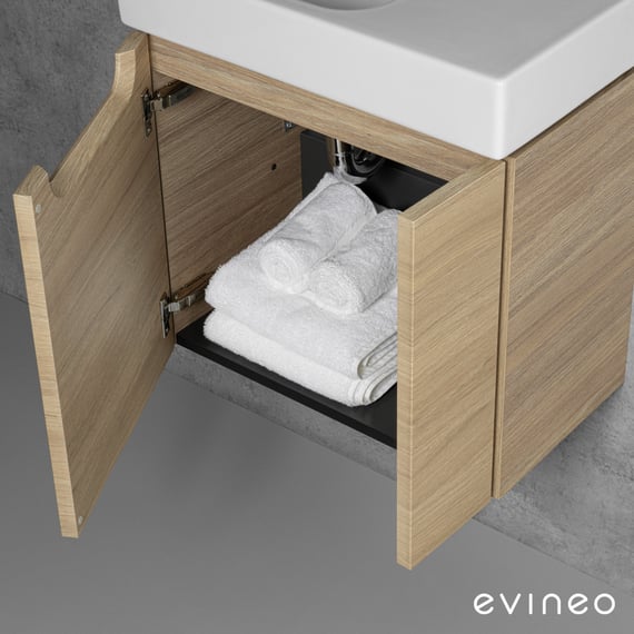 Geberit iCon Handwaschbecken, evineo ineo5 Unterschrank B: 53 cm 