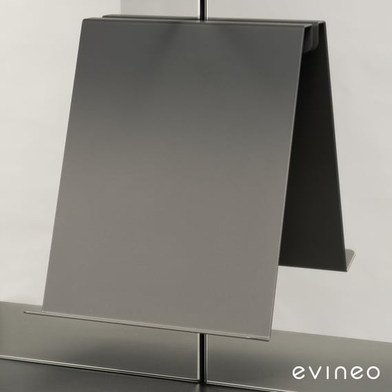 evineo ineo Spiegelabdeckungen für Befestigung, 2 Stück, für Spiegelschrank  B: 120 cm - BL000073