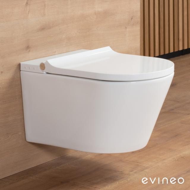 evineo ineo4 & ineo5 Wand-Dusch-WC mit Sitzheizung, soft weiß