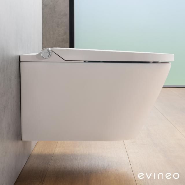Evineo ineo3 Wand-Dusch-WC soft weiß matt