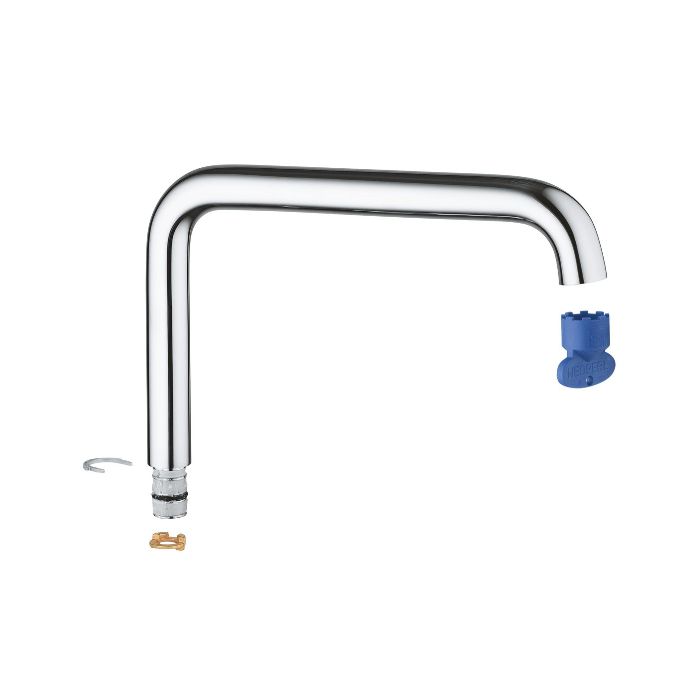Grohe Costa-L Badarmatur – Mit Kochendwasserhahn & Umsteller Bad/Dusche, Auslauf 12 Cm, Chrom