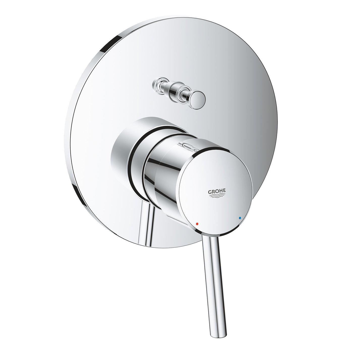 Grohe Concetto concealed bath fitting, single-lever mixer chrome ...