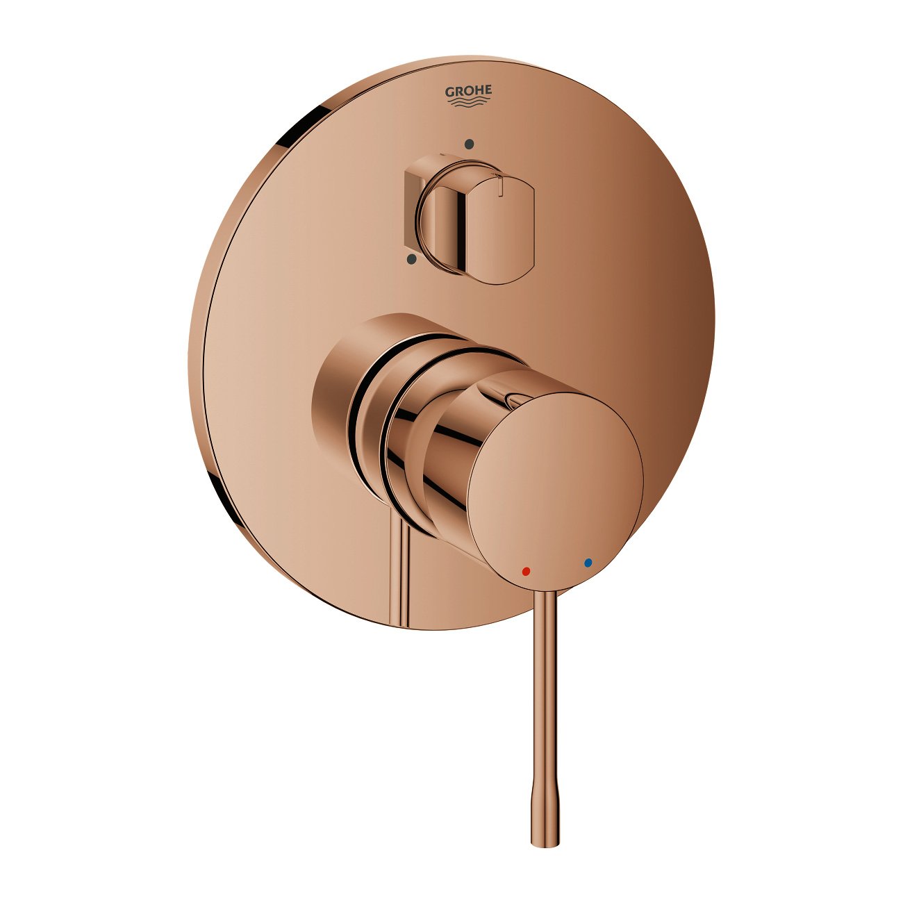 Grohe Essence concealed shower fitting with mixer warm sunset ...